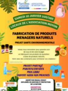 photo Fabrication de produits ménagers naturels