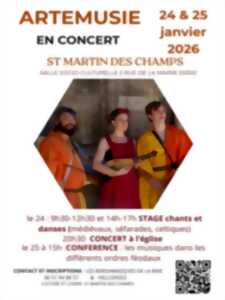 photo Stage de chants et danses, concert, conférence de musiques médiévales