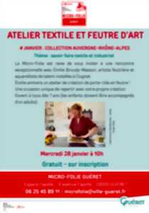 photo Atelier textile et feutre d'art
