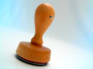 photo Atelier : mon tampon personnalisé