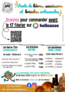 photo Vente de bières, saucissons et brioches artisanales