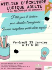 photo ATELIER D'ÉCRITURE LUDIQUE ADULTE