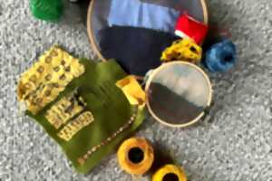 photo Atelier de broderie : paysages brodés