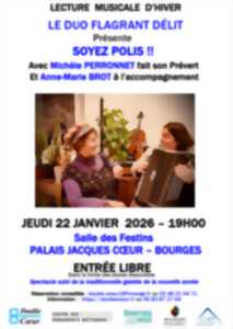 photo Soyez Polis - Lecture Musicale