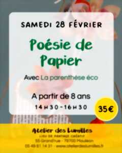 photo Atelier - Poésie de papier