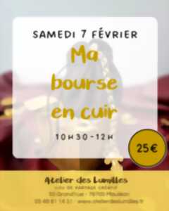 photo Atelier - Ma bourse en cuir