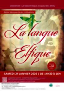 photo Atelier découverte de la langue elfique