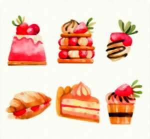 photo Atelier Aquarelle gourmande - Printemps à la pâtisserie