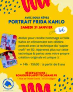 photo Atelier Frida Kahlo à la Petite Cabane