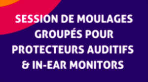 photo Session de moulage de bouchons d'oreille de gamme professionnelle