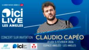 photo CLAUDIO CAPEO LIVE D'ICI