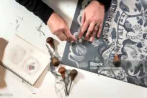 photo Atelier d'initiation à la LINOGRAVURE