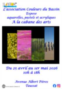 photo Exposition Cabane des Arts : Association Couleurs du Bassin
