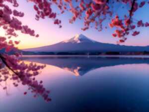 photo Goûter littéraire : Fleurs de cerisiers