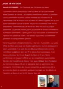 photo Conférence : Hervé GUYOMARD – Sur l’épreuve des 24 heures du Mans