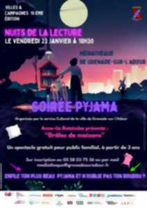 photo Nuits de la lecture - médiathèque de Grenade sur l'Adour