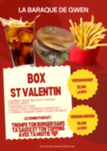 photo Menu Saint Valentin à la baraque de Gwen
