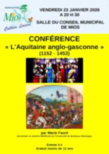 photo Conférence : l'Aquitaine anglo-saxonne