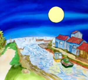 photo Exposition à la Cabane Bleue : Catherine Melul, Michèle Roland et Marie-Christine Lopez