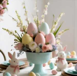 photo Atelier - Art floral : arbre de pâques