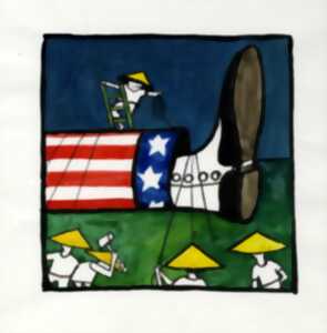 photo Illustrer la portée des conflits armés : art contemporain et engagement politique