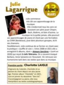 photo Concert Julie Lagarrigue > Agneaux Culture Loisirs