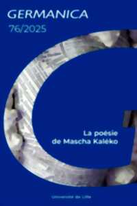 photo La poésie de Mascha Kaléko