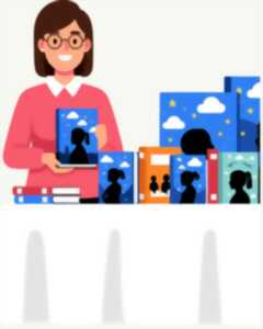 photo Salon du livre, sur la thématique familles