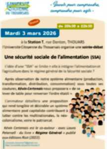 photo Conférence : La sécurité sociale de l'alimentation