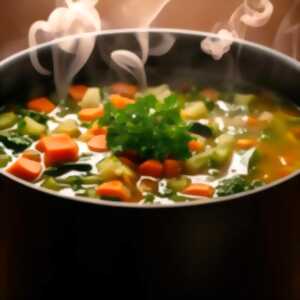 photo Repas poule au pot