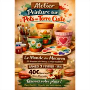 photo Atelier Peinture sur pots en terre cuite