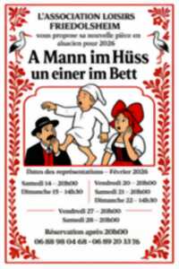 photo Théâtre : A Mann im Hüss un einer im Bett