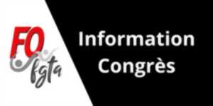 photo CONGRES NATIONAL DE LA FGTA FO