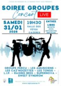 photo L'ECOLE DE MUSIQUE DE LA MAISON POUR TOUS PRESENTE : SOIREE GROUPES CONCERT LIVE