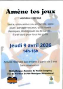 photo Amène tes jeux