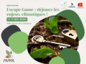 photo Escape game : objectif climat