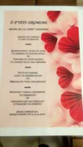 photo Restaurant O P'Tits Oignons : Repas de la St Valentin