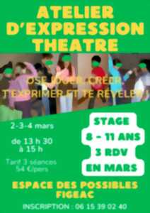 photo Ateliers d’expression créatrice théâtre à Figeac