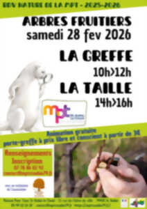 photo RDV nature de la MPT : atelier greffe et taille