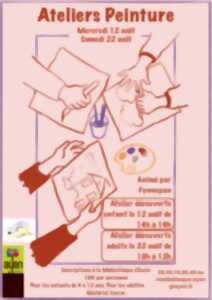 photo Ateliers peinture à la médiathèque d'Ayen
