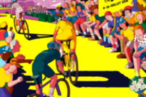 photo Atelier adulte affiche en aplat : l'affiche étape du Tour de France