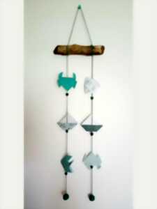 photo Fabrication d'une guirlande d'origami et ateliers partagés