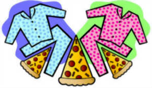 photo Pizza Pyjama Party