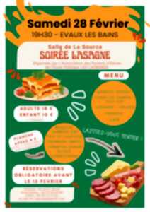 photo Soirée lasagne