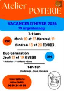 photo Atelier poterie - Enfant de 7 à 11 ans