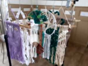 photo Expo-Vente Créations Macramé