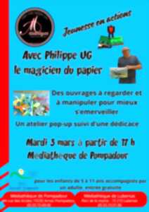 photo Rencontre aveca Philippe UG : le magicien du papier