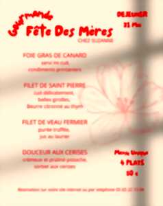 Menu de la fête des mères Chez Suzanne