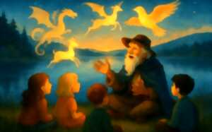 photo Balade contée au plan d'eau de Mézières-Ecluzelles, Festival le Légendaire