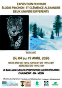 photo Exposition peinture Elodie Pinchon et Clémence Alexandre